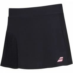 Babolat Women’s Compete Tennis Skirt W/ 13” Inseam And Performace Polyester (Black/Black)
