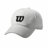 Wilson Summer II Tennis Cap (White) -Boxing Sport Store wra770801 wilson summer tennis cap 2 white front 1000 1000