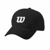 Wilson Summer II Tennis Cap (Black) -Boxing Sport Store wra770803 wilson summer ii cap black white 1 1000 1000