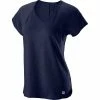 Wilson Women’s Tennis Training V-Neck Tee (Peacoat)