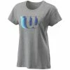 Wilson Women’s Blur W Tech Tennis Tee (Heather Gray) -Boxing Sport Store wra781202 wilson blur tech women s t shirt heather gray01 1000 1000